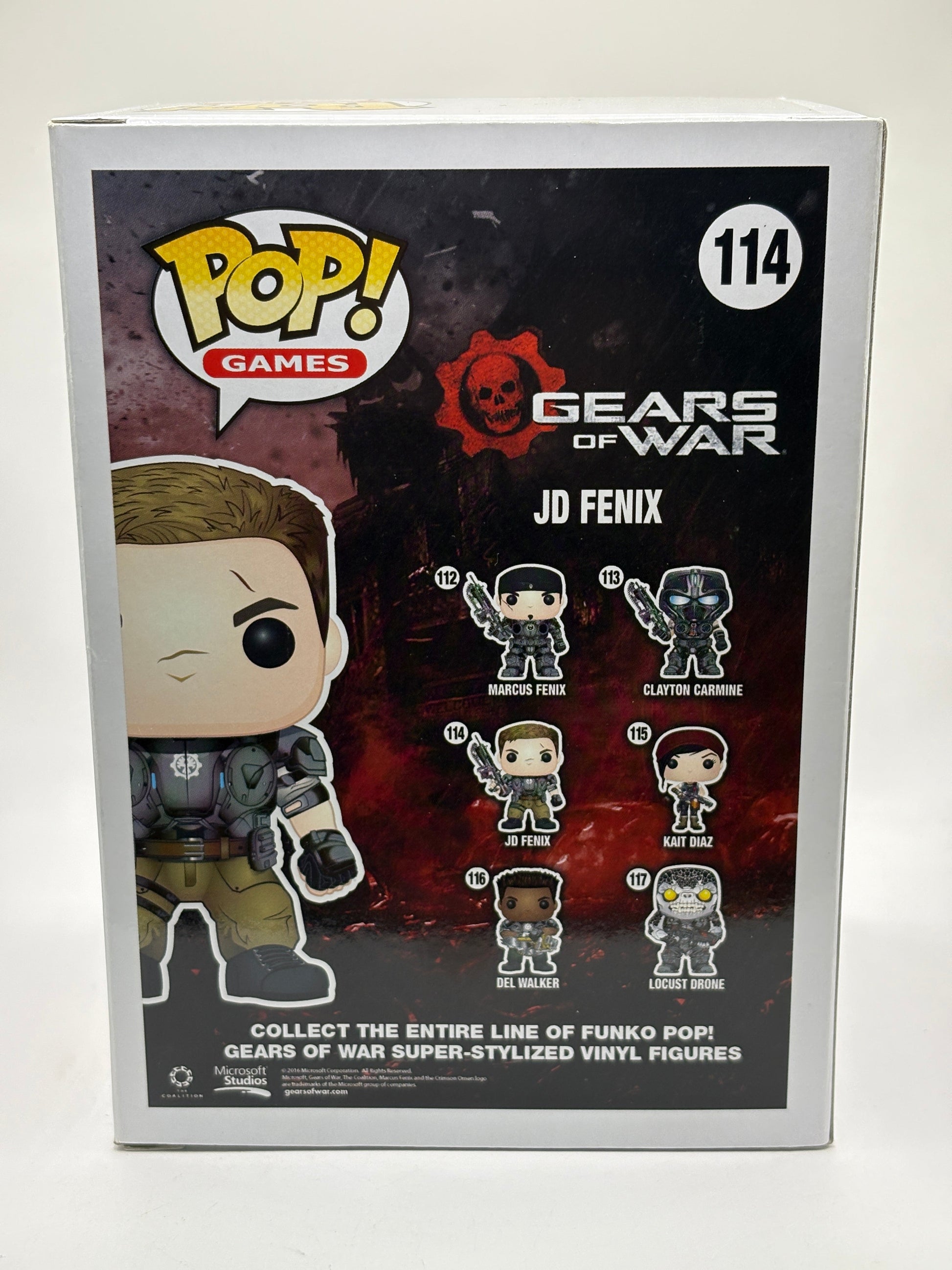 Funko POP! Games Gears of War #114 JD Fenix Glow Swarm Gunk FRENLY BRICKS - Open 7 Days