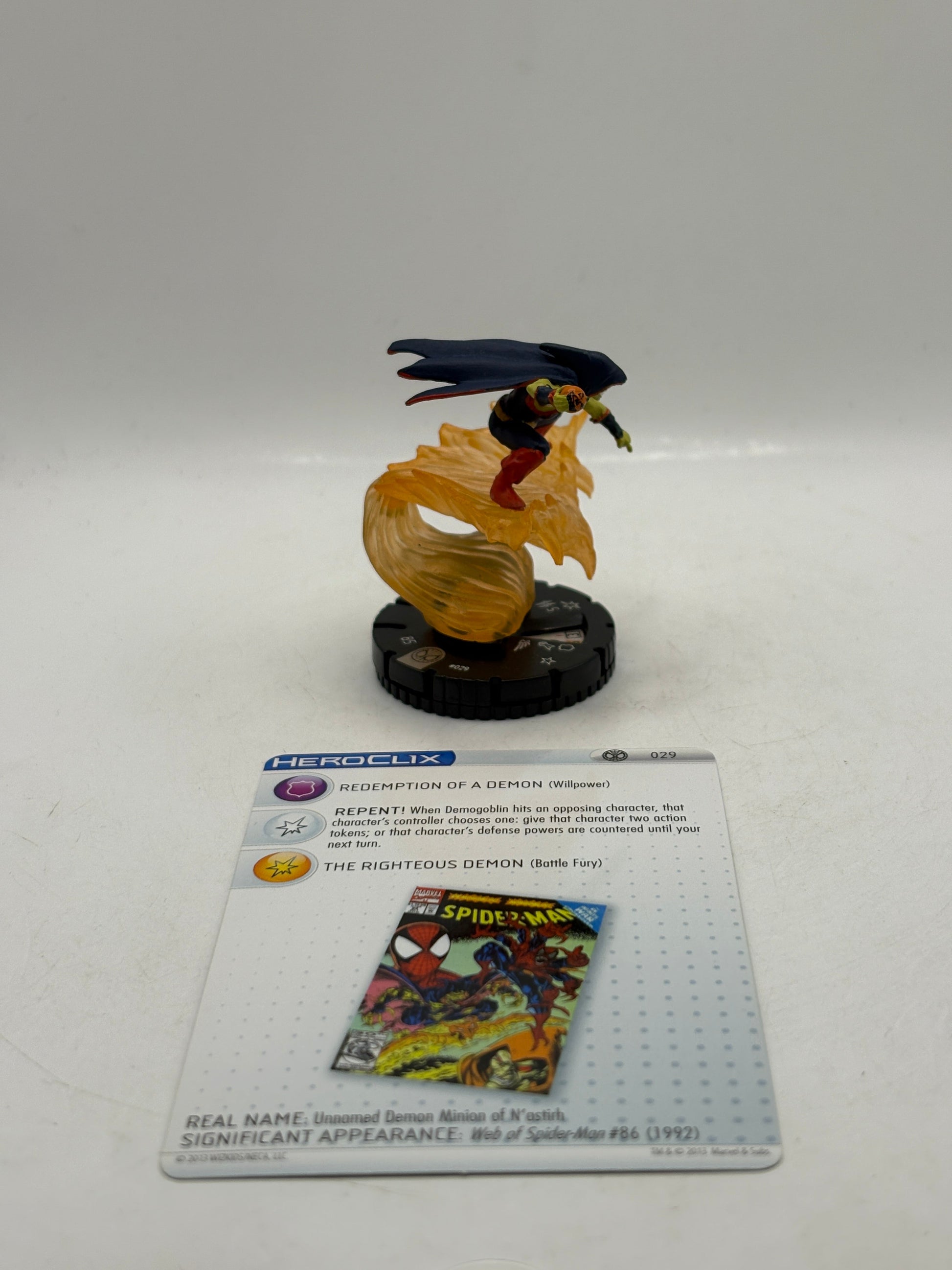 Marvel Heroclix Amazing Spider-Man 029 Demogoblin Rare with Card Loose FRENLY BRICKS - Open 7 Days