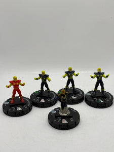 Marvel HeroClix Nova Team - Set x 5 Figures with Cards Loose