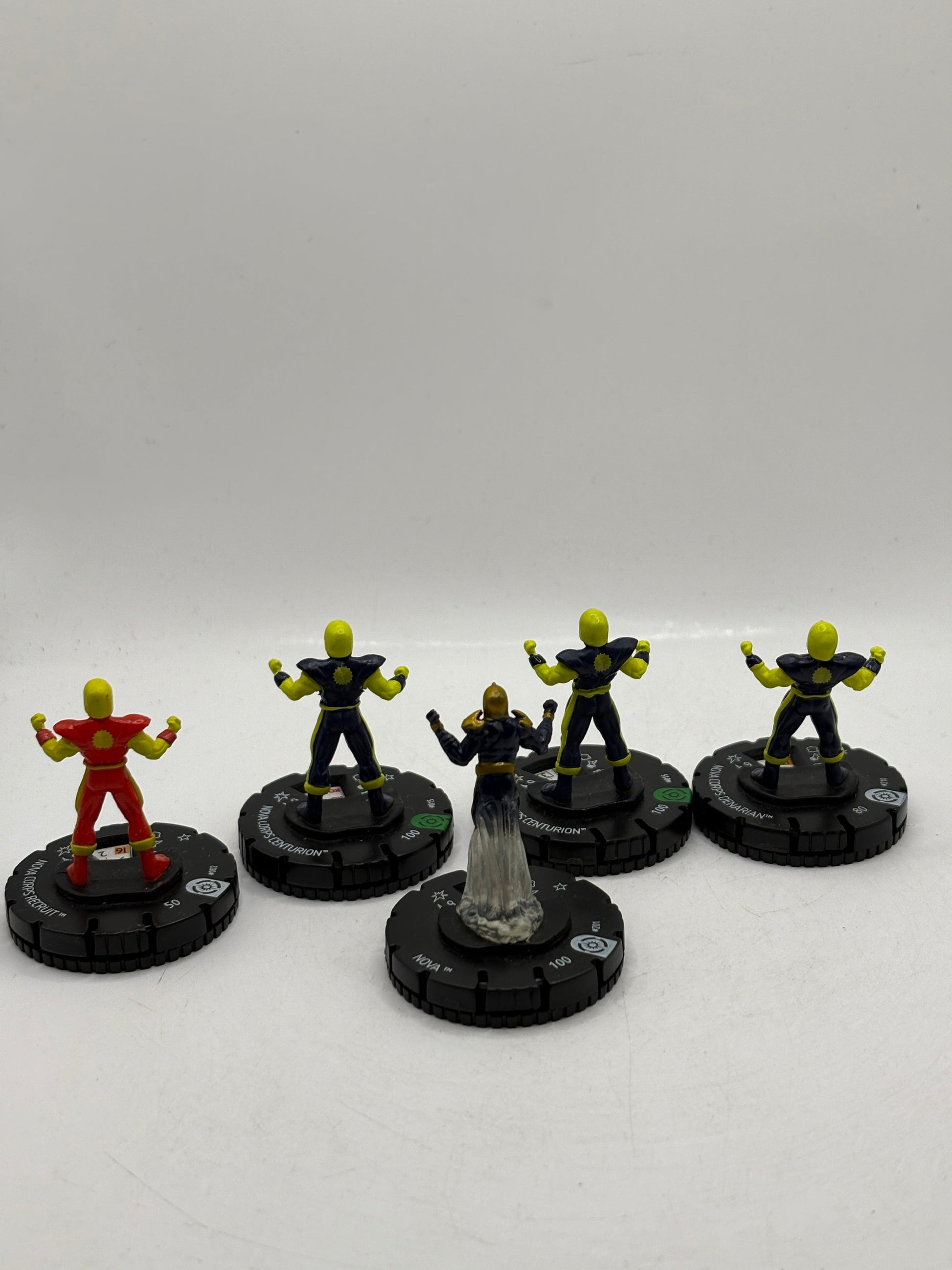 Marvel HeroClix Nova Team - Set x 5 Figures with Cards Loose FRENLY BRICKS - Open 7 Days