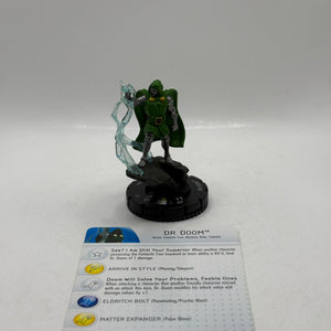 Marvel HeroClix Galactic Guardians - Dr. Doom #019 Loose with Card FRENLY BRICKS - Open 7 Days