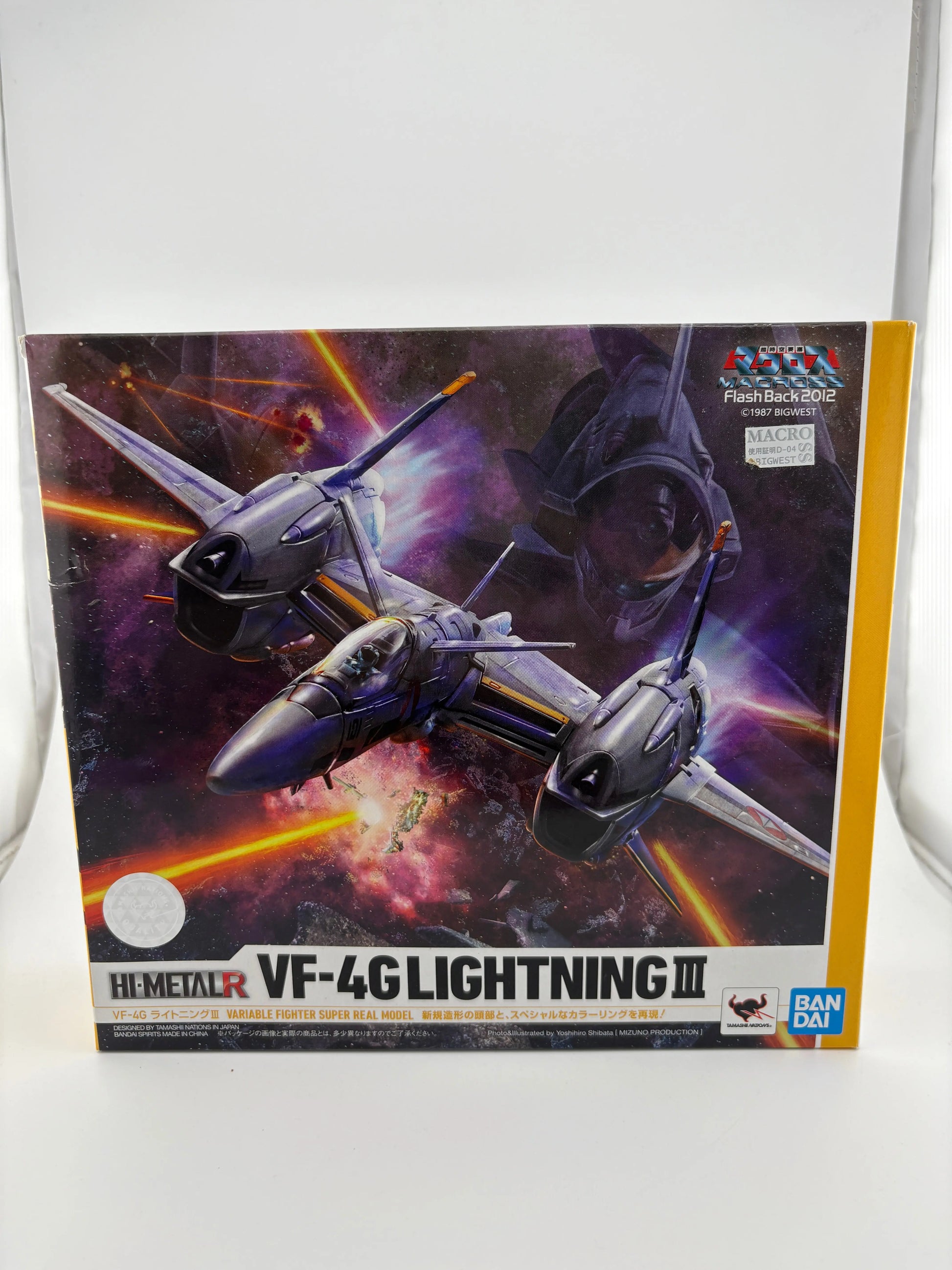 BANDAI Macross HI-METAL R VF-4G Lightning III Figure Variable Fighter Aircraft NEW FRENLY BRICKS - Open 7 Days