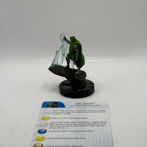Marvel HeroClix Galactic Guardians - Dr. Doom #019 Loose with Card FRENLY BRICKS - Open 7 Days