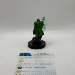 Marvel HeroClix Galactic Guardians - Dr. Doom #019 Loose with Card FRENLY BRICKS - Open 7 Days