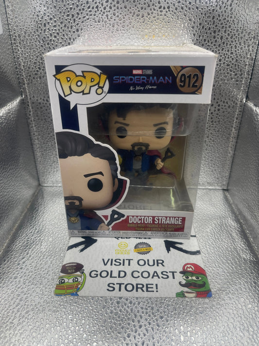 Funko POP! Marvel Spiderman NWH #912 Doctor Strange FRENLY BRICKS - Open 7 Days