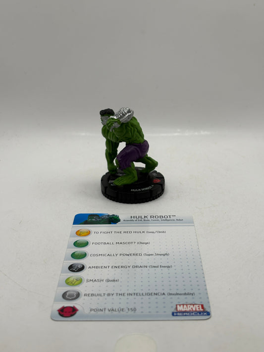 Marvel HeroClix Common Hulk Robot #006 Figure Loose with Card FRENLY BRICKS - Open 7 Days