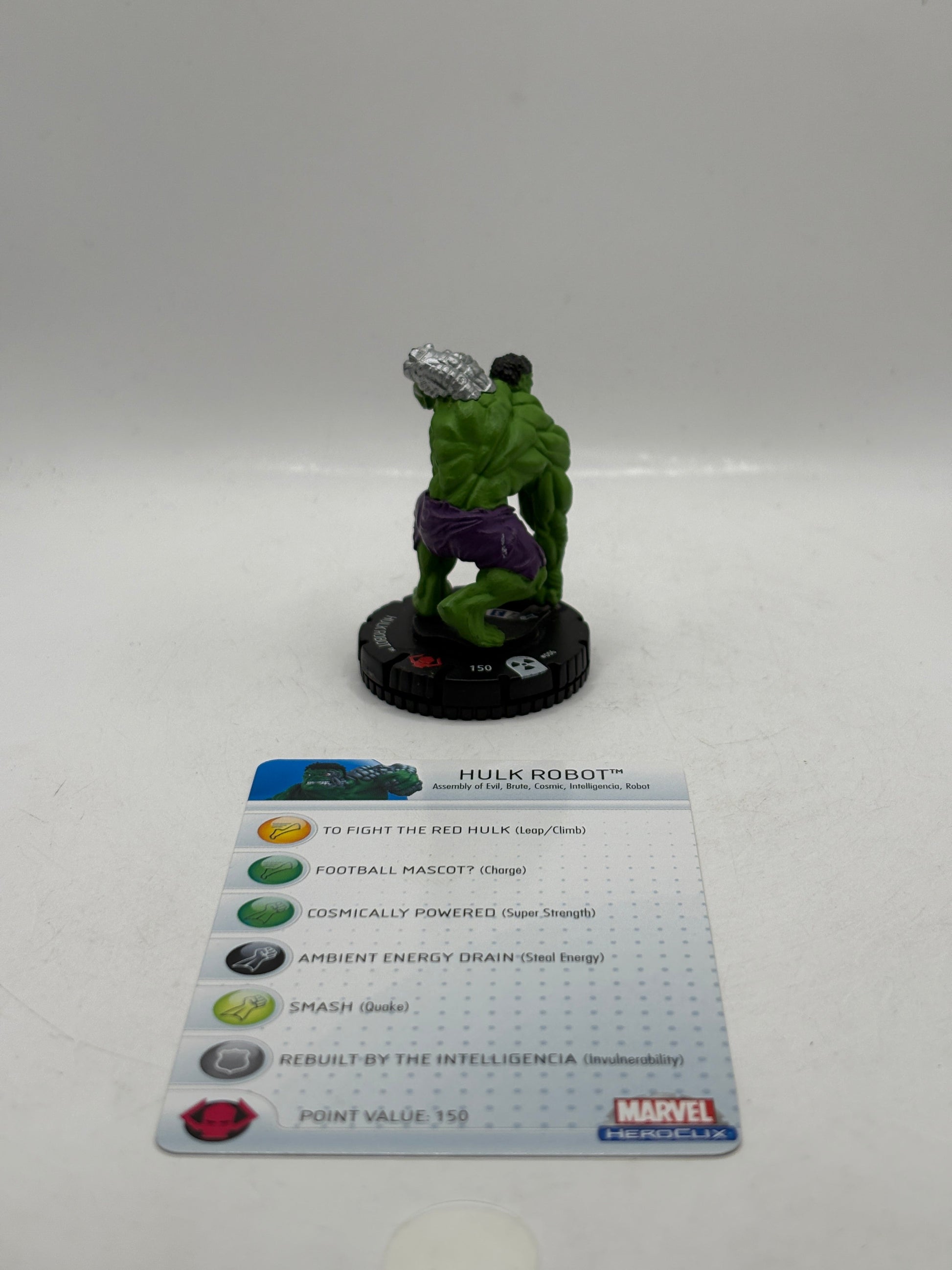 Marvel HeroClix Common Hulk Robot #006 Figure Loose with Card FRENLY BRICKS - Open 7 Days