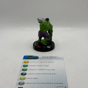 Marvel HeroClix Common Hulk Robot #006 Figure Loose with Card FRENLY BRICKS - Open 7 Days