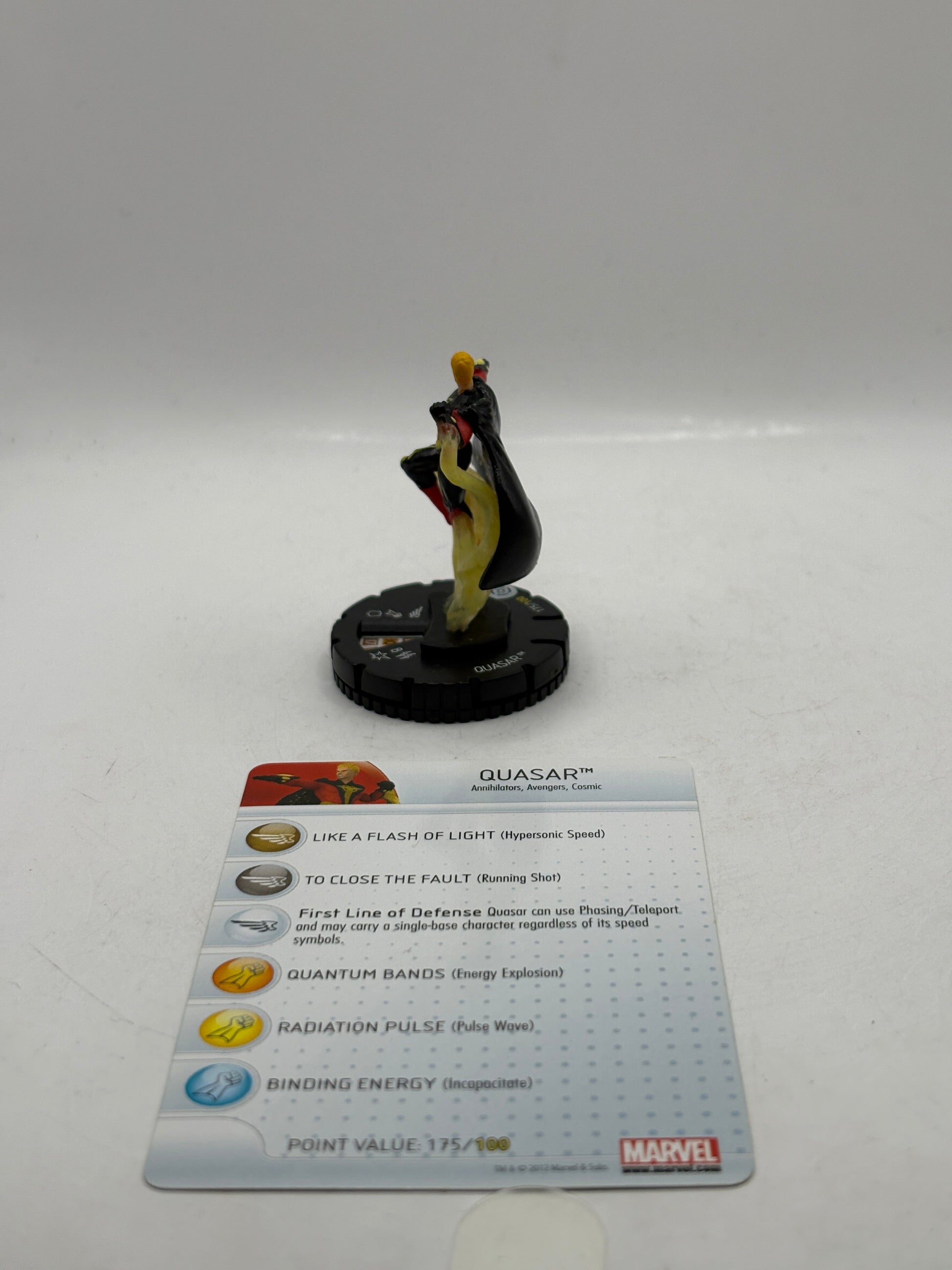 Marvel HeroClix Quasar #004 Super Rare Figure Loose with Card FRENLY BRICKS - Open 7 Days