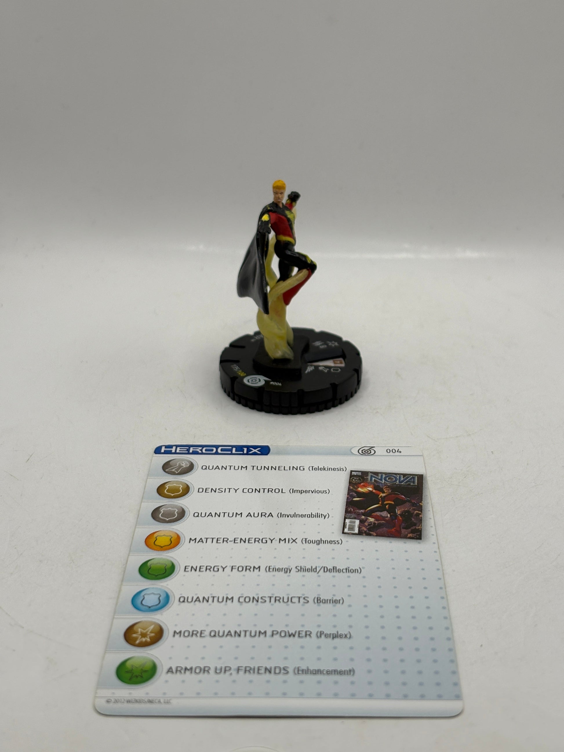 Marvel HeroClix Quasar #004 Super Rare Figure Loose with Card FRENLY BRICKS - Open 7 Days