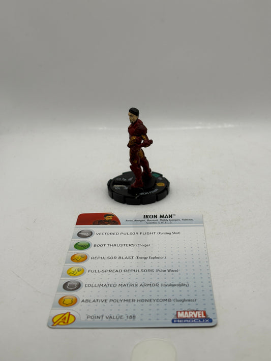 Marvel HeroClix Iron Man 1-4 Common Loose Figure with Card FRENLY BRICKS - Open 7 Days