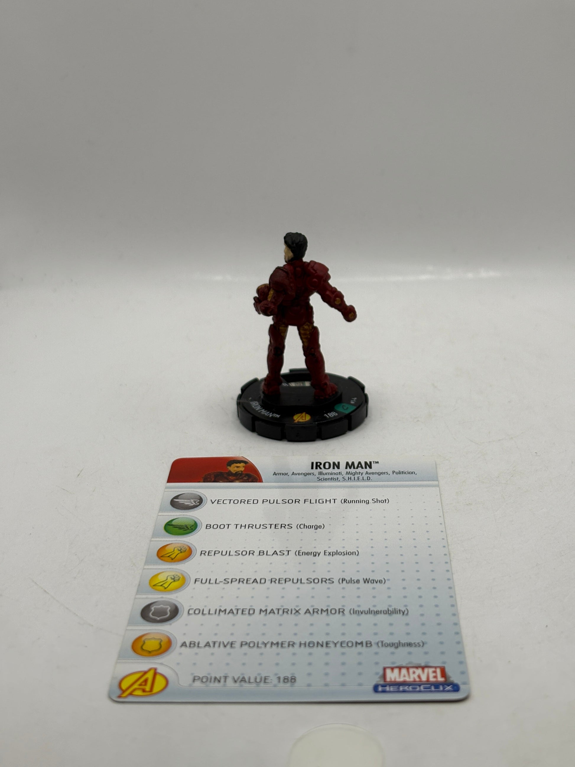 Marvel HeroClix Iron Man 1-4 Common Loose Figure with Card FRENLY BRICKS - Open 7 Days