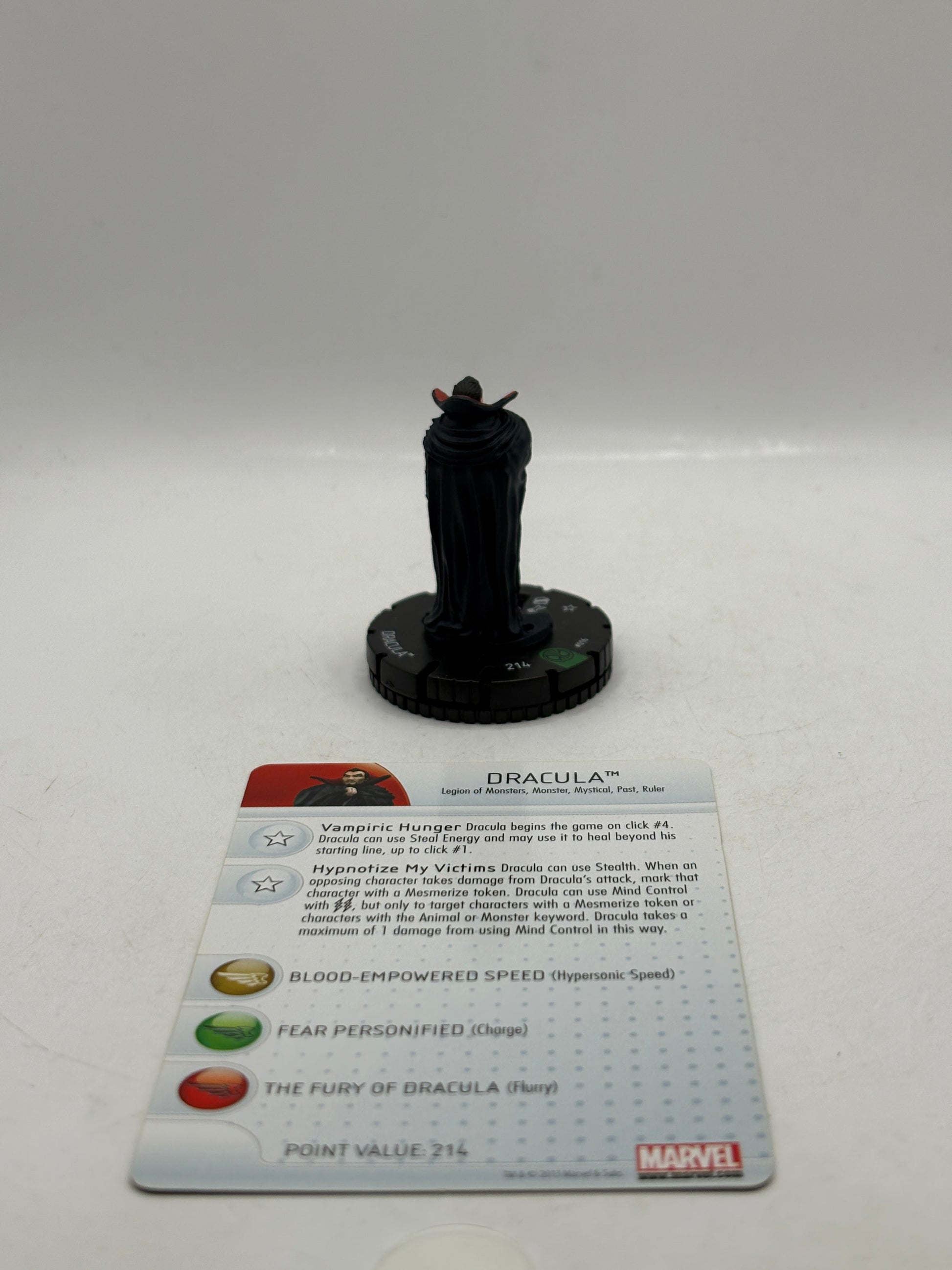 Marvel Heroclix Amazing Spider-Man 016 Dracula Uncommon Loose with Card FRENLY BRICKS - Open 7 Days