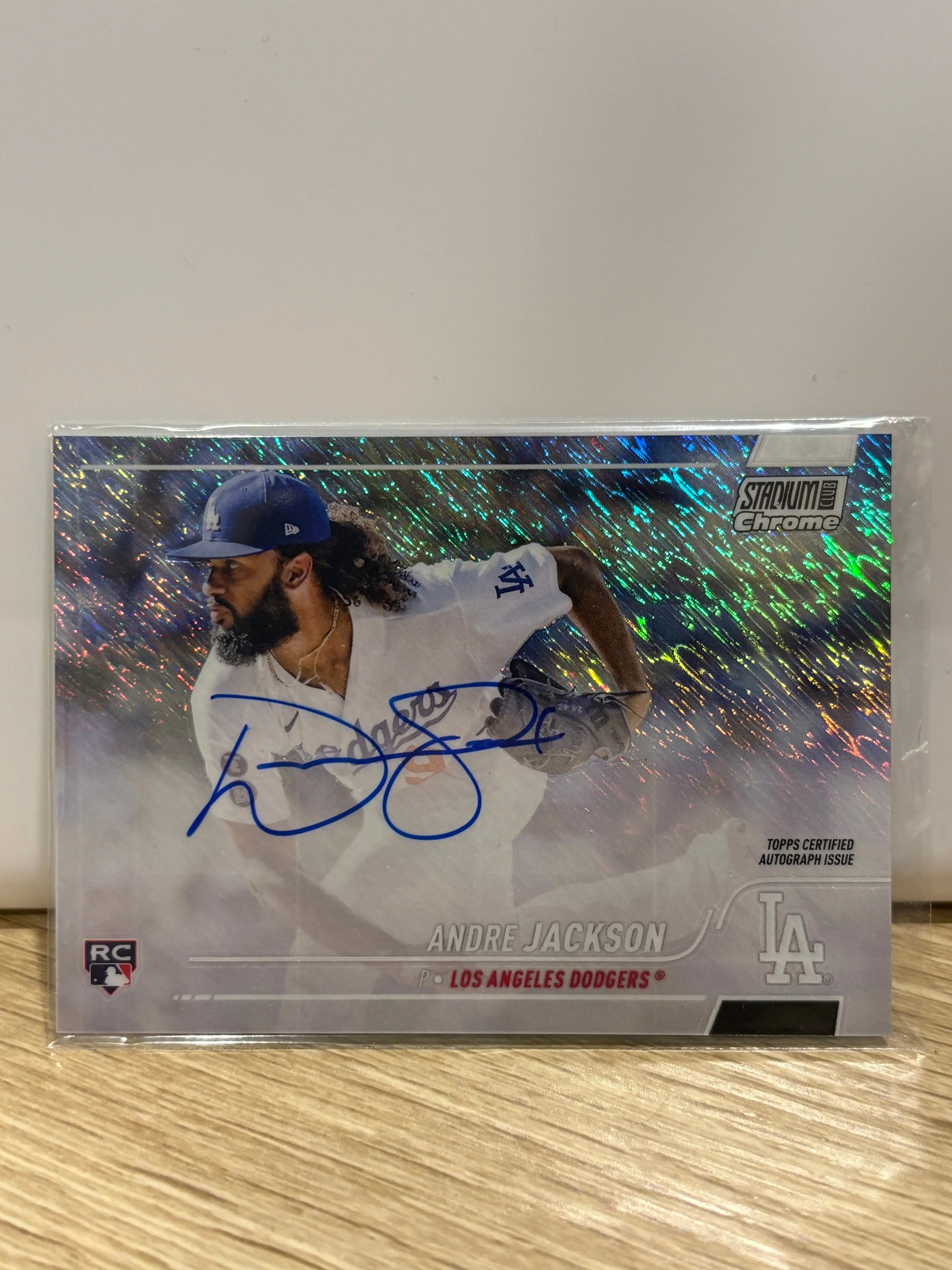 2022 Topps Stadium Club Chrome - Autographs /5 #SCCBA-AJ Andre Jackson FRENLY BRICKS - Open 7 Days