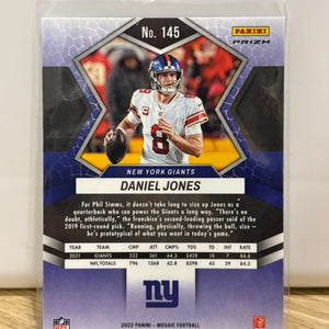 2022 Mosaic Daniel Jones White Sparkle Prizm FRENLY BRICKS - Open 7 Days