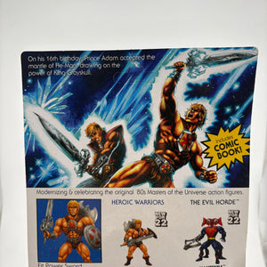 2022 Masters of the Universe 40th Anniversary He-Man Figure FRENLY BRICKS - Open 7 Days