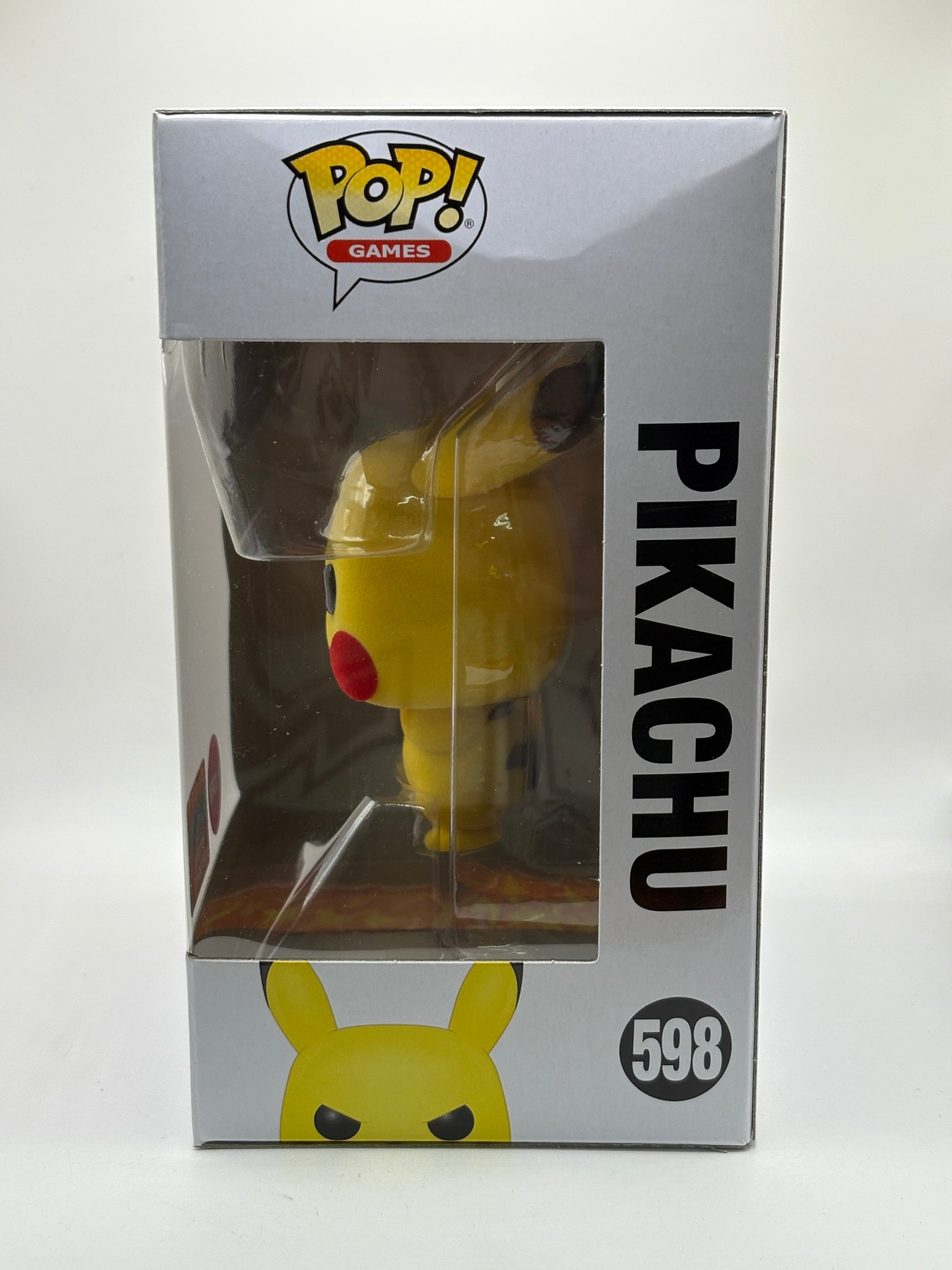 Funko POP! Games Pokemon #598 Pikachu Flocked 2020 Fall Convention FRENLY BRICKS - Open 7 Days