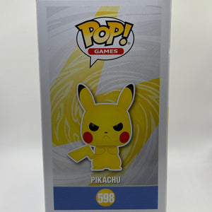 Funko POP! Games Pokemon #598 Pikachu Flocked 2020 Fall Convention FRENLY BRICKS - Open 7 Days