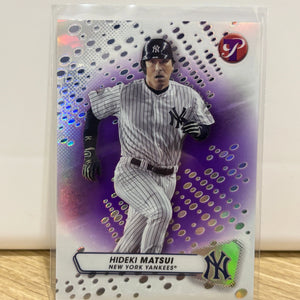 2023 Topps Pristine Purple  Refractor Hideki Matsui 01/99  New York Yankees #217 FRENLY BRICKS - Open 7 Days