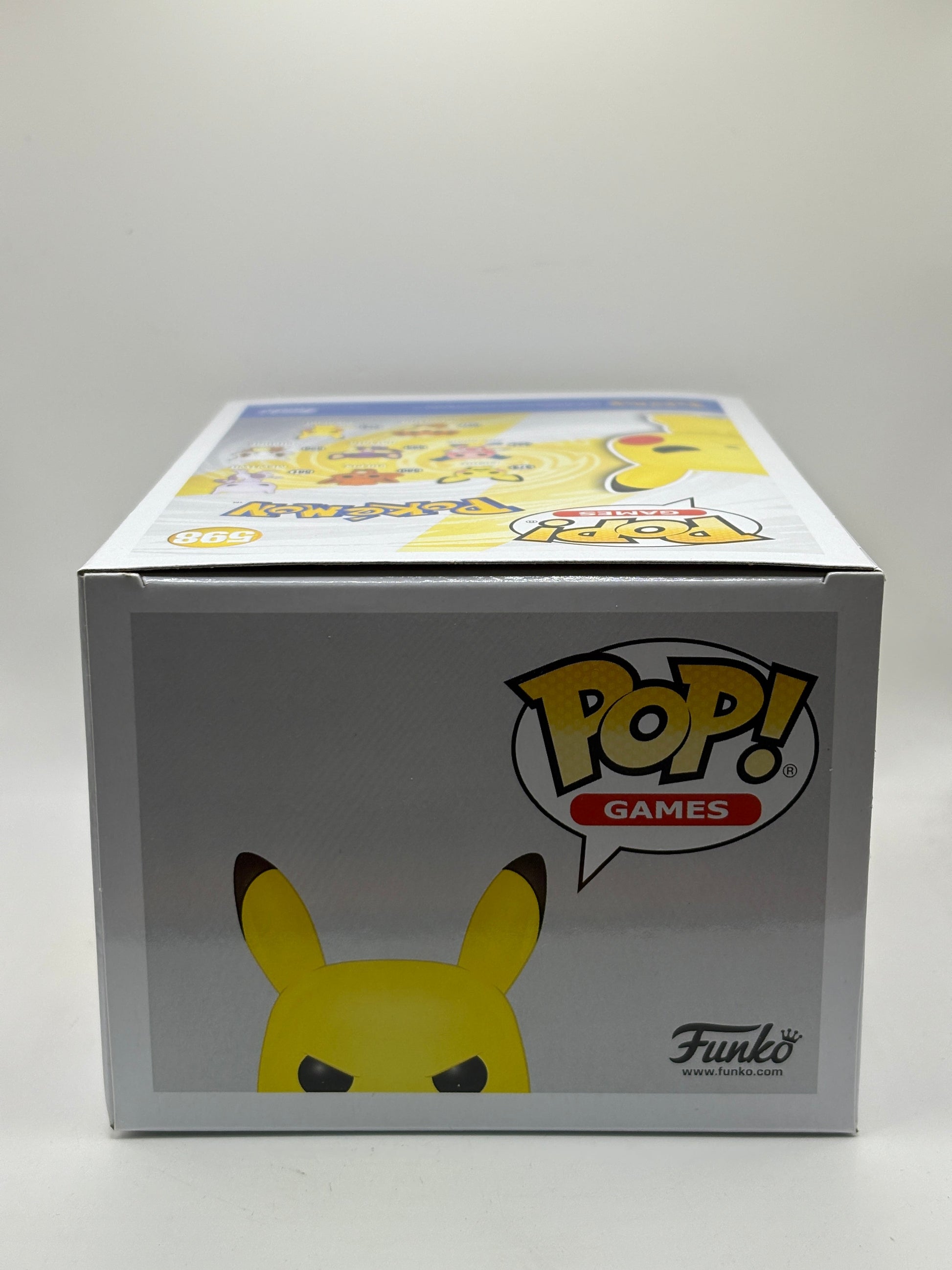 Funko POP! Games Pokemon #598 Pikachu Flocked 2020 Fall Convention FRENLY BRICKS - Open 7 Days