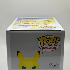 Funko POP! Games Pokemon #598 Pikachu Flocked 2020 Fall Convention FRENLY BRICKS - Open 7 Days