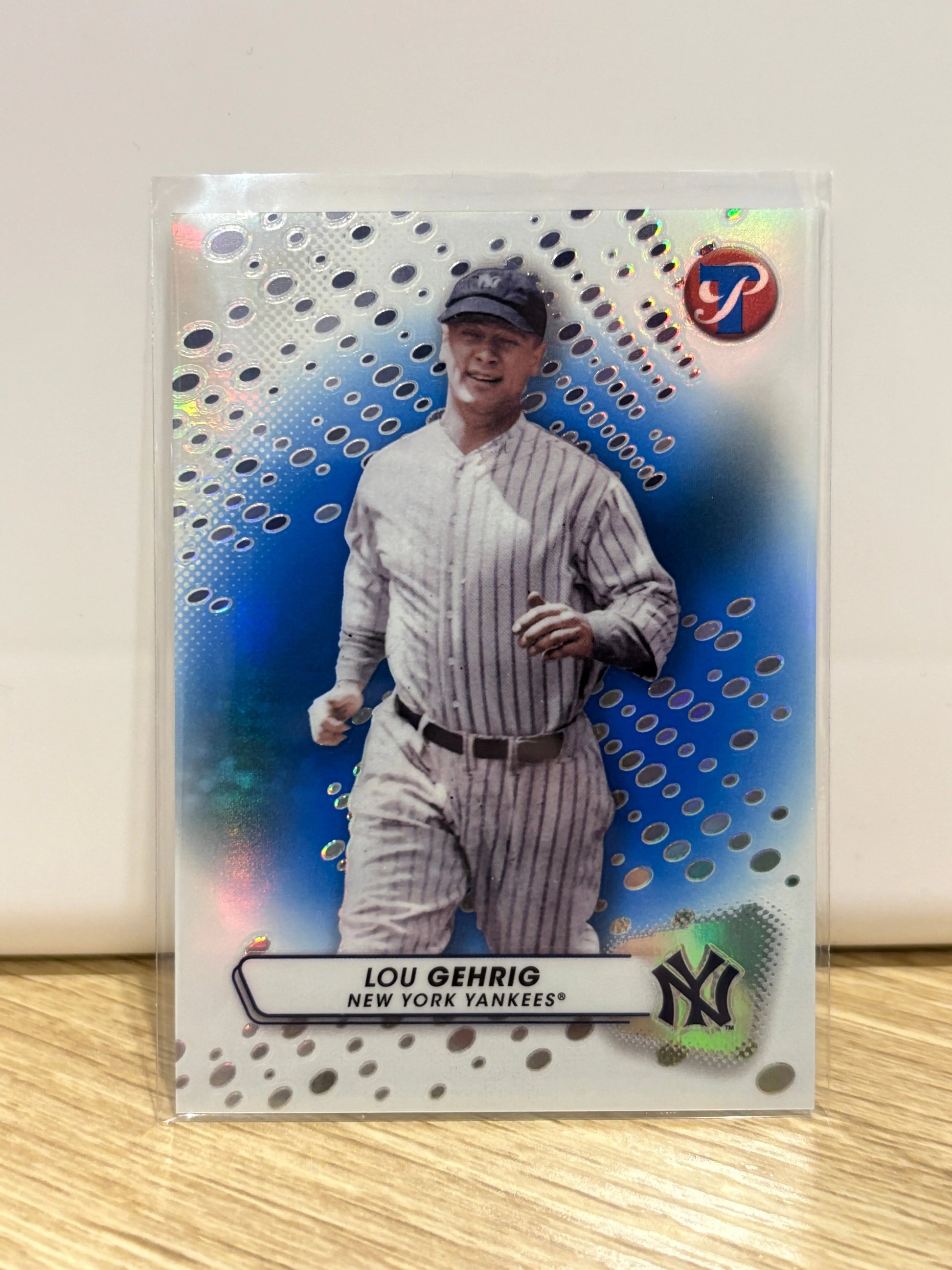 2023 Topps Pristine Blue Refractor /75 Lou Gehrig #25 HOF B1 FRENLY BRICKS - Open 7 Days