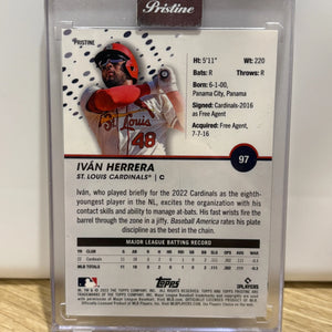 2023 Topps Pristine Ivan Herrera Encased Rookie Card RC FRENLY BRICKS - Open 7 Days