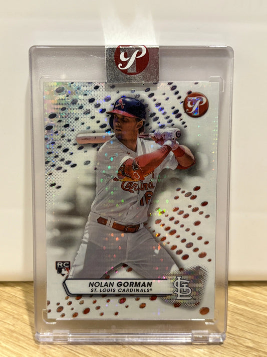 2023 Topps Pristine Nolan Gorman Rookie Refractor Encased St. Louis Cardinals RC FRENLY BRICKS - Open 7 Days