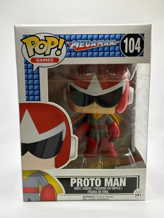 Funko POP! Games Mega Man #104 Proto Man Vinyl Figure FRENLY BRICKS - Open 7 Days