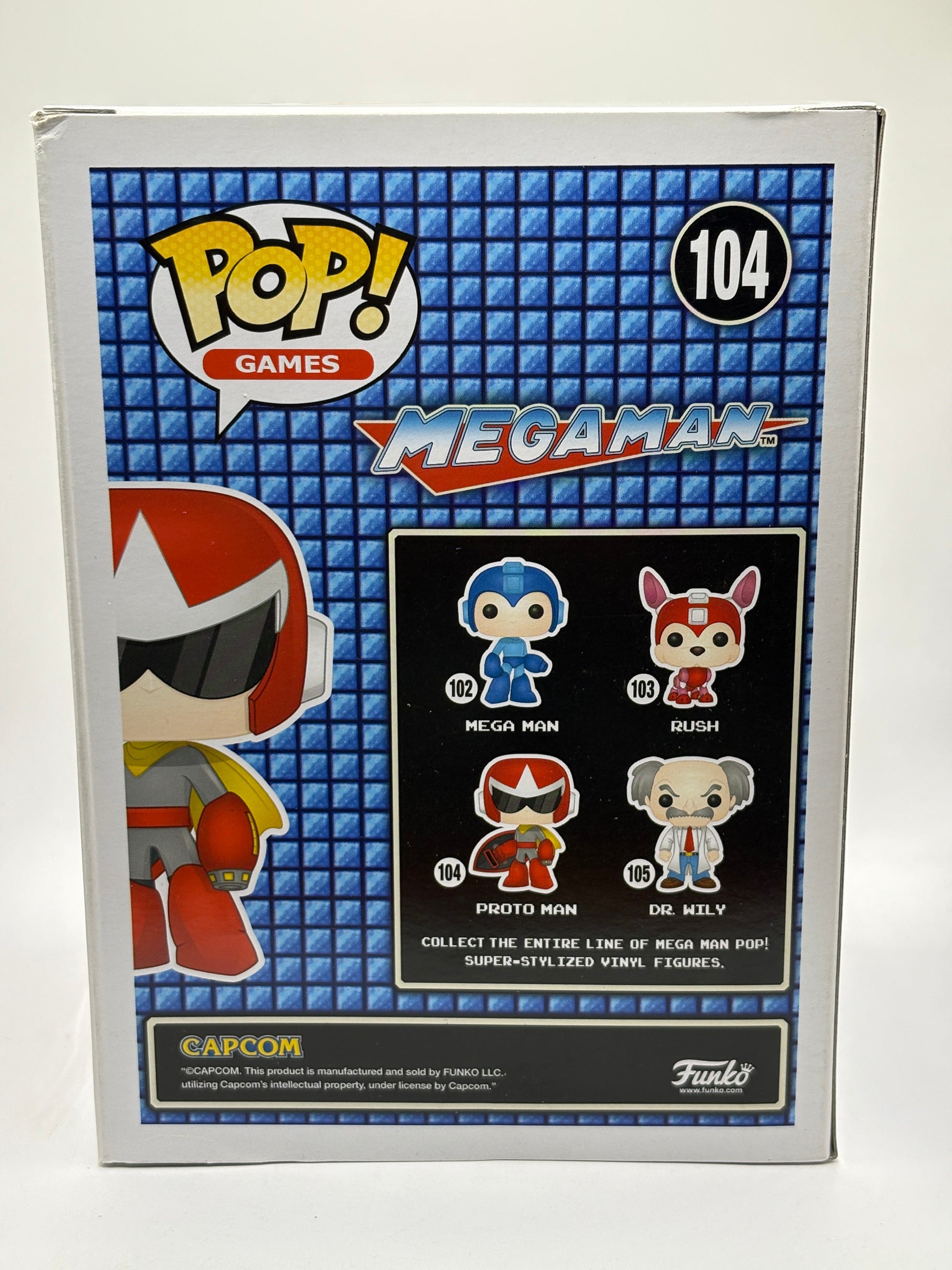 Funko POP! Games Mega Man #104 Proto Man Vinyl Figure FRENLY BRICKS - Open 7 Days