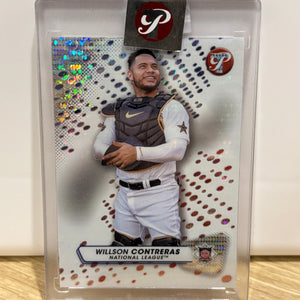 Willson Contreras 2023 Topps Pristine Baseball Card  284 National League Encased FRENLY BRICKS - Open 7 Days