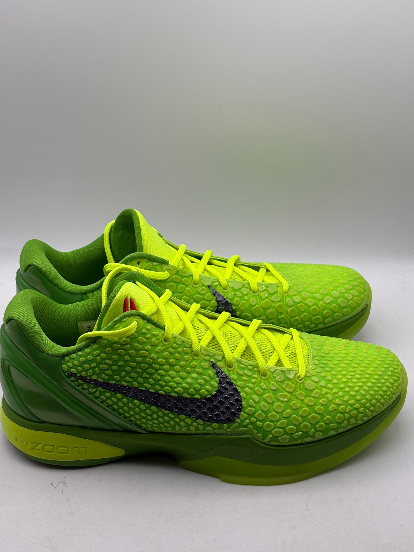 Nike Kobe 6 Protro Low Grinch Size 13 *(NO BOX) USED FRENLY BRICKS - Open 7 Days