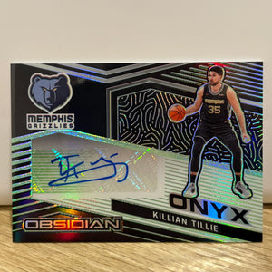 2020-21 panini obsidian ONYX Killian Tillie autograph /25 FRENLY BRICKS - Open 7 Days