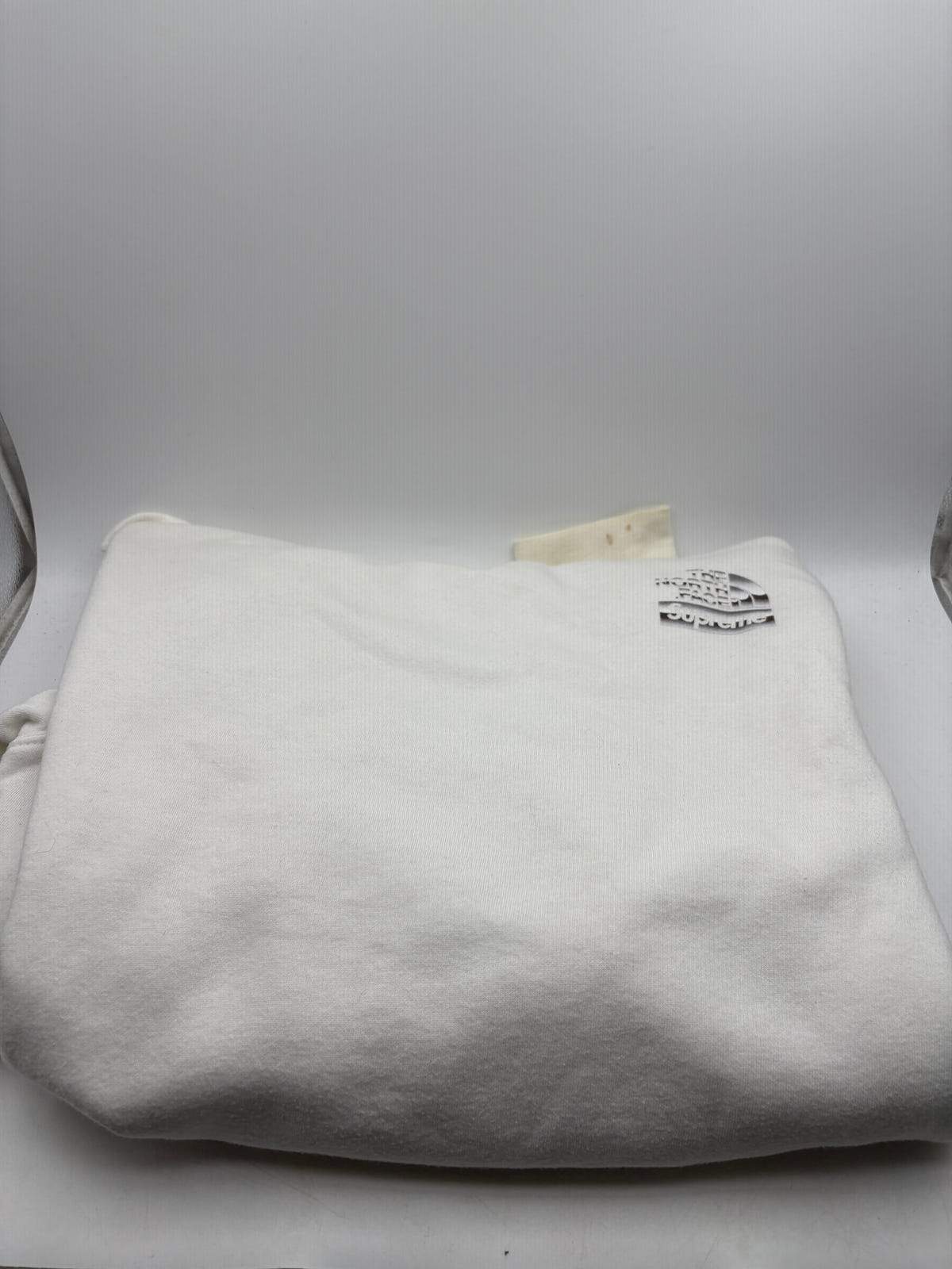 Supreme x The North Face Metallic Box Logo Hoodie Sweater White Large SS18 STAINS* FRENLY BRICKS - Open 7 Days image 4