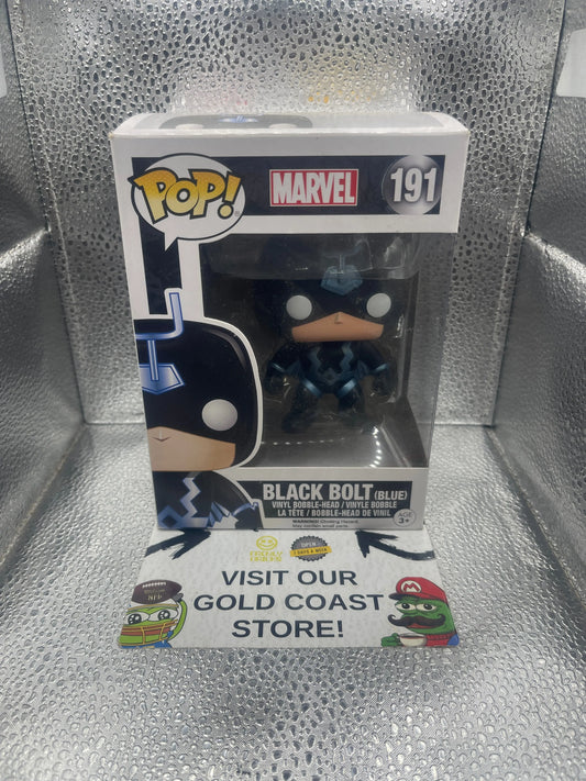 Funko POP! Marvel #191 Black Bolt (Blue) FRENLY BRICKS - Open 7 Days