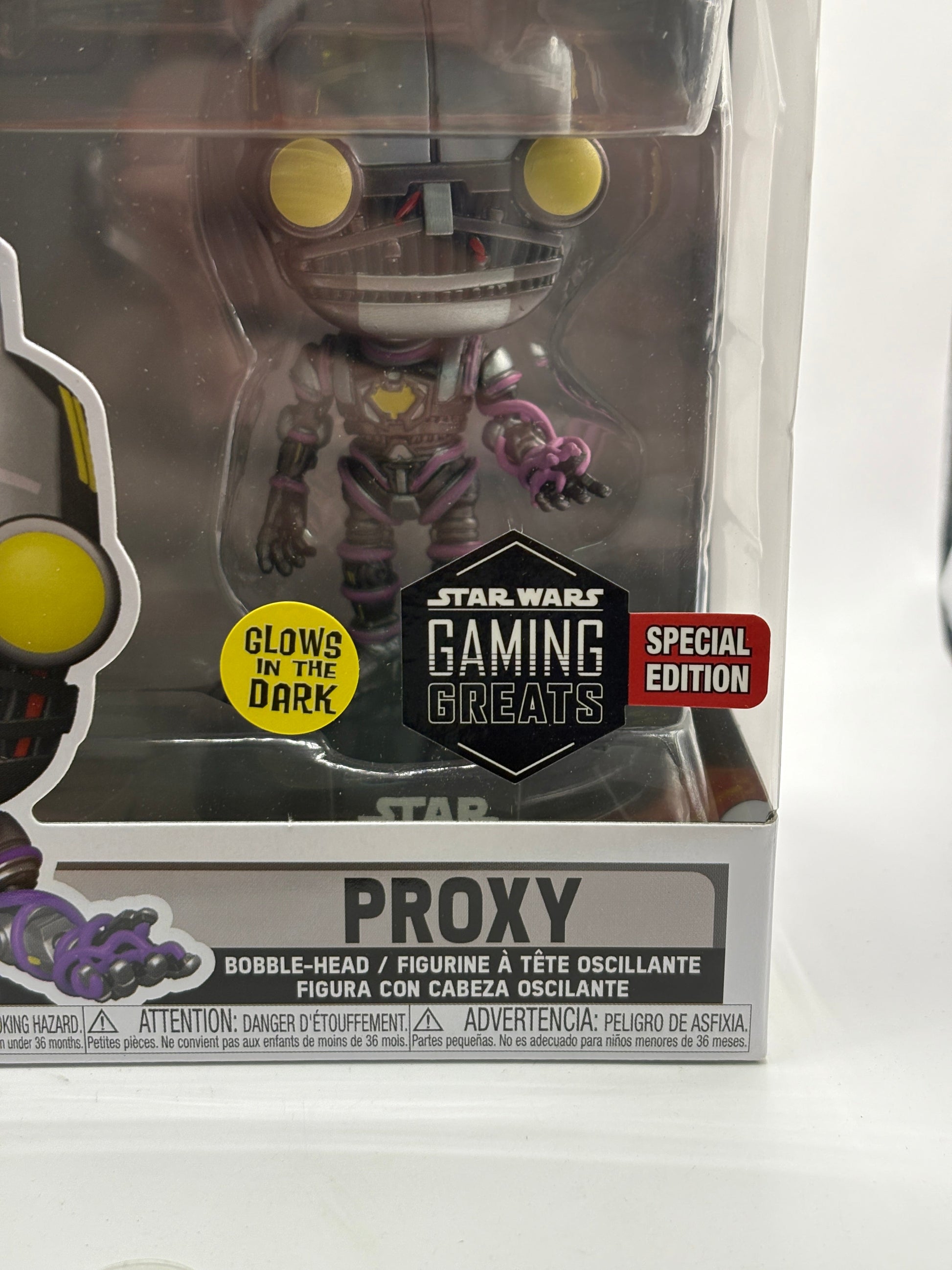 Funko POP! Star Wars #551 Proxy Glow Special Edition Gaming Greats FRENLY BRICKS - Open 7 Days