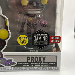 Funko POP! Star Wars #551 Proxy Glow Special Edition Gaming Greats FRENLY BRICKS - Open 7 Days