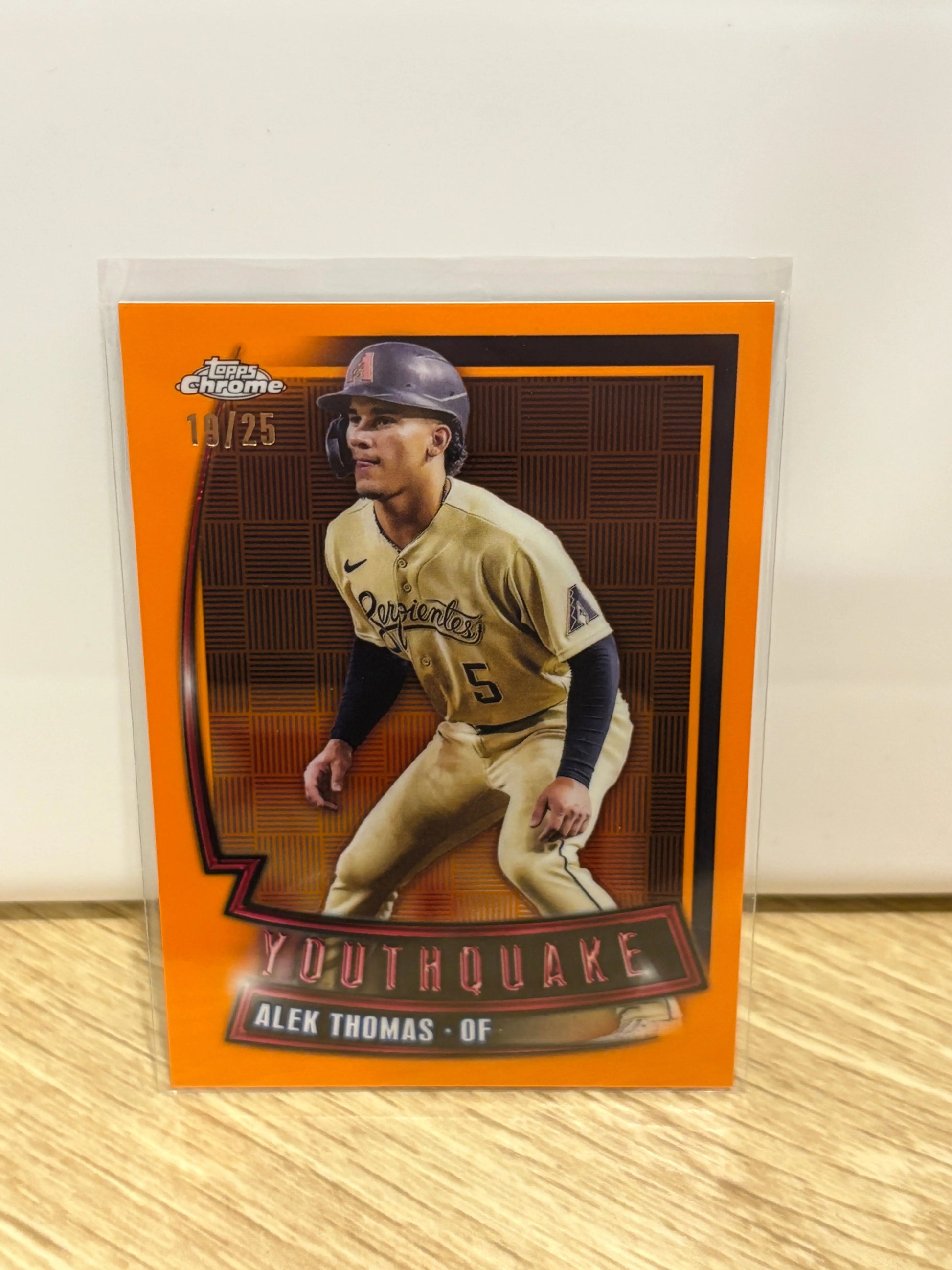 2023 Topps Chrome Alek Thomas YOUTHQUAKE ORANGE /25 #YQ-9 DIAMONDBACKS FRENLY BRICKS - Open 7 Days
