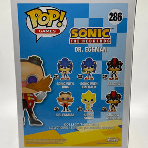 Funko POP! Games Sonic The Hedgehog #286 Dr. Eggman Vinyl Figure FRENLY BRICKS - Open 7 Days
