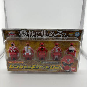 Power Ranger Kaizoku Sentai Gokaiger Ranger Key Series Set 02 Bandai Action RED FRENLY BRICKS - Open 7 Days