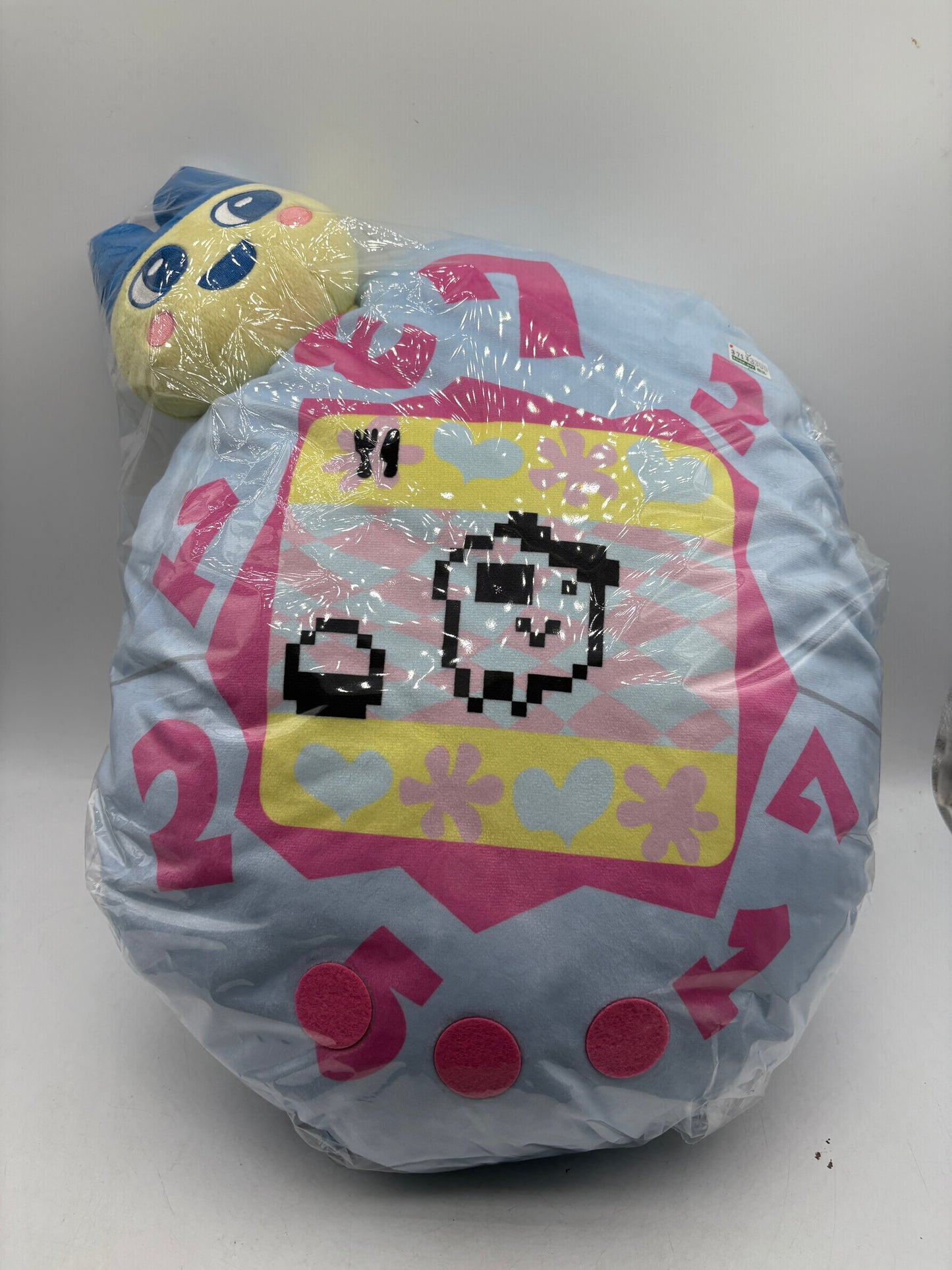 Ichiban Kuji Tamagotchi Collaboration Last One Prize Mamechi Cushion 2024 NEW FRENLY BRICKS - Open 7 Days