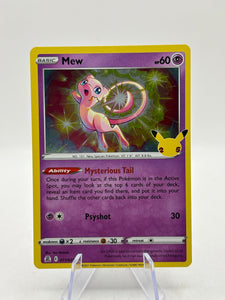 Pokemon TCG 25th Celebrations - Mew 011/025 Rare Holo LP