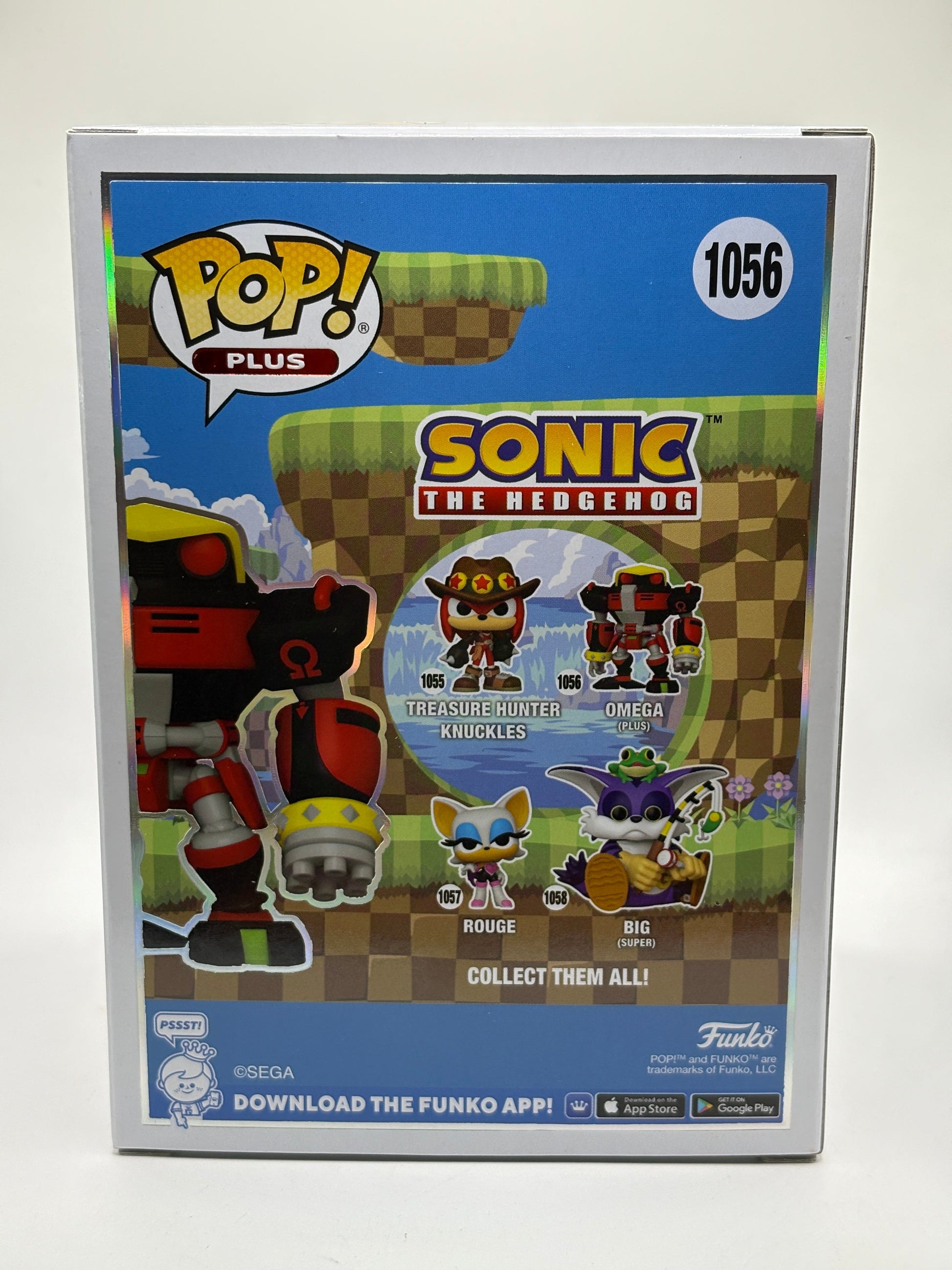 Funko POP! Plus Sonic The Hedgehog #1056 Omega Vinyl Figure FRENLY BRICKS - Open 7 Days