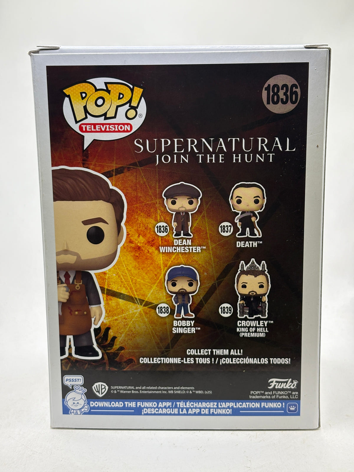 Funko POP! Television Supernatural #1836 Dean Winchester Limited Chase image 3