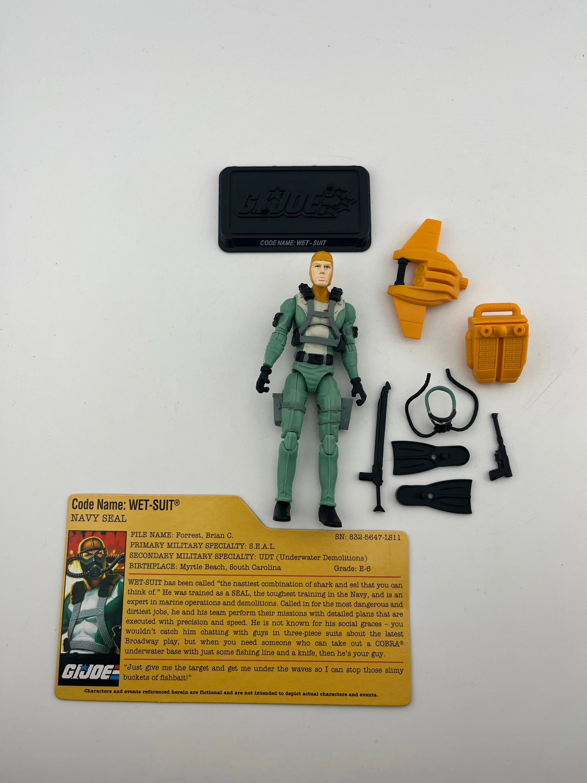 GI Joe Cobra 25th Anniversary Lot 2009 Cobra Island Wet-Suit Action Figure Loose FRENLY BRICKS - Open 7 Days