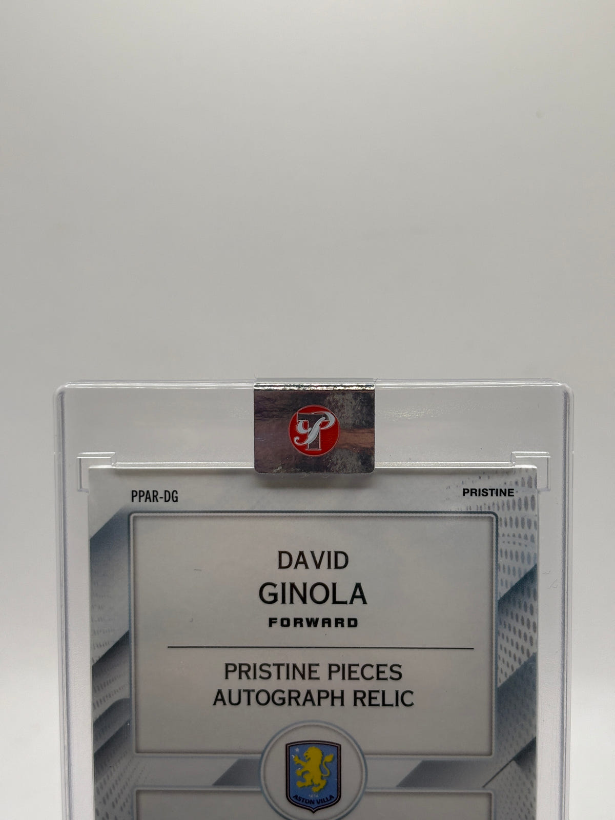 2026 Topps Pristine PL David Ginola Pristine Pieces Auto Relic PPAR-DG /99 image 3
