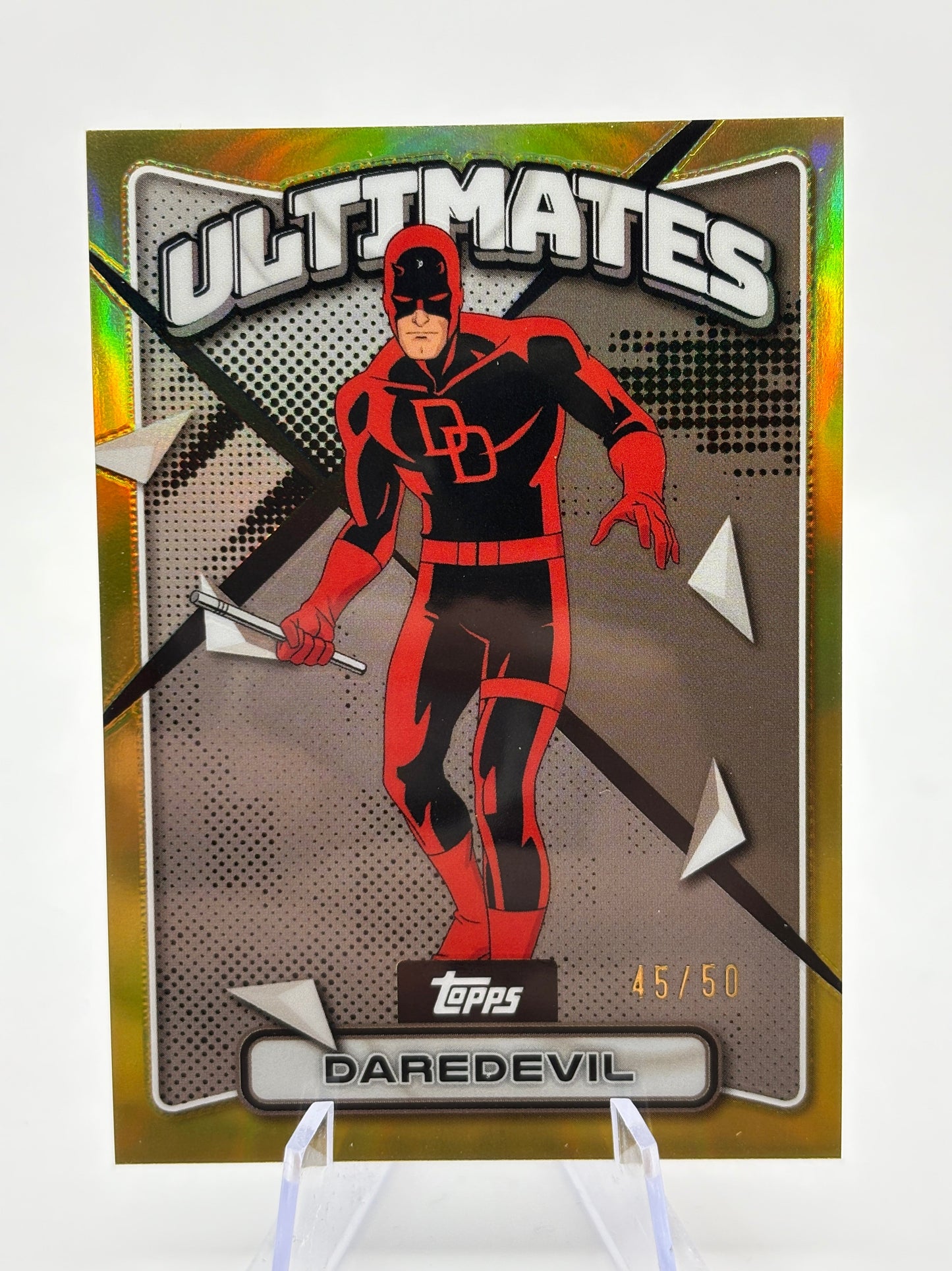 2025 Topps Finest Marvel X-Men ‘97 Daredevil Gold Refractor /50 #53 FRENLY BRICKS - Open 7 Days