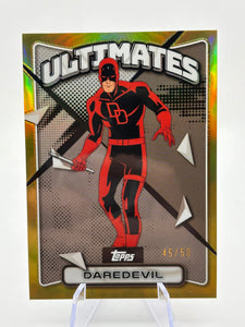 2025 Topps Finest Marvel X-Men ‘97 Daredevil Gold Refractor /50 #53