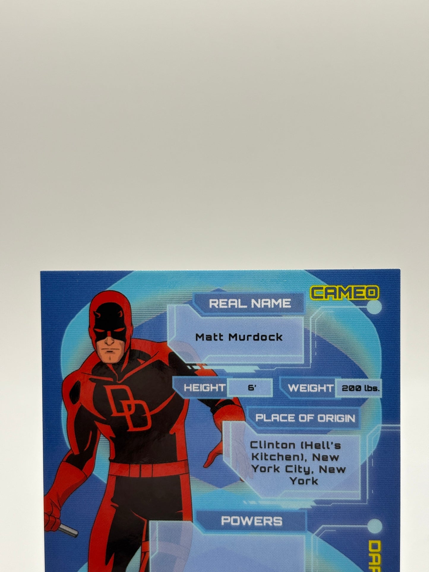 2025 Topps Finest Marvel X-Men ‘97 Daredevil Gold Refractor /50 #53 FRENLY BRICKS - Open 7 Days
