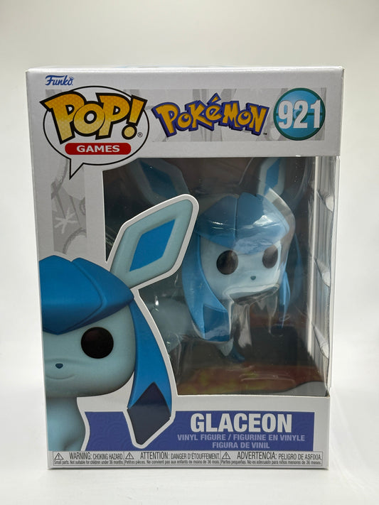 Funko POP! Games Pokemon #921 Glaceon Vinyl Figure FRENLY BRICKS - Open 7 Days